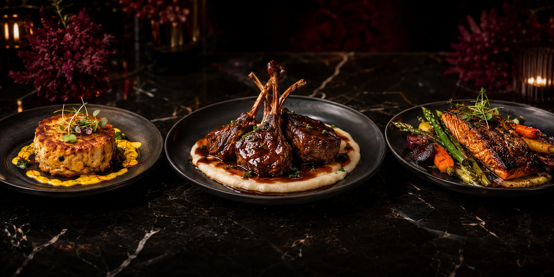 A collection of signature Dataelemore dishes